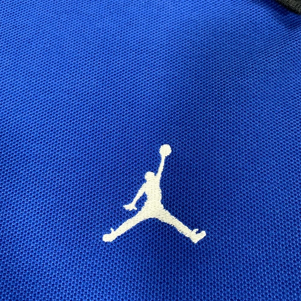 Jordan Polo Shirt Mens Large L Blue Black‎ Florida University Gators Collar
